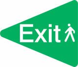 Green Exit Directional
