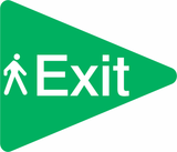 Green Exit Directional